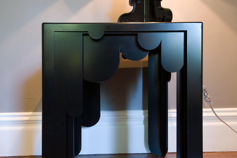 Paint Drip End Tables Matthew Lechowick Design